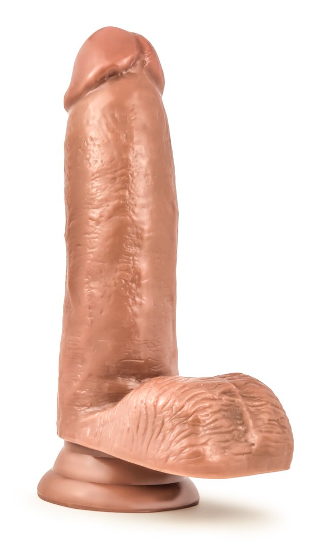 Blush Novelties Coverboy Fireman Realistic Dildo - 7 Inch Length, 1.75 Inch Extra Thick Girth - Powerful Suction Cup Base for Hands-Free Play & Strap-On Harness - Lifelike Feel - Adult Sex Toy for Couples & Solo Play - Perfect for Roleplay, BDSM & Bedroom Fun