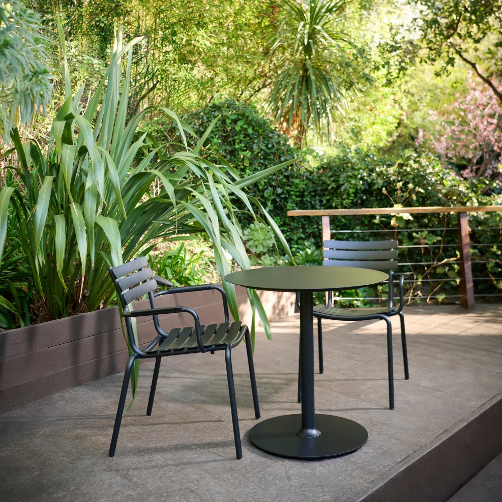 ALUA Outdoor Stackable Dining Chairs - Lightweight, Weather-Resistant, Durable for Patio, Garden, Poolside & Backyard Use