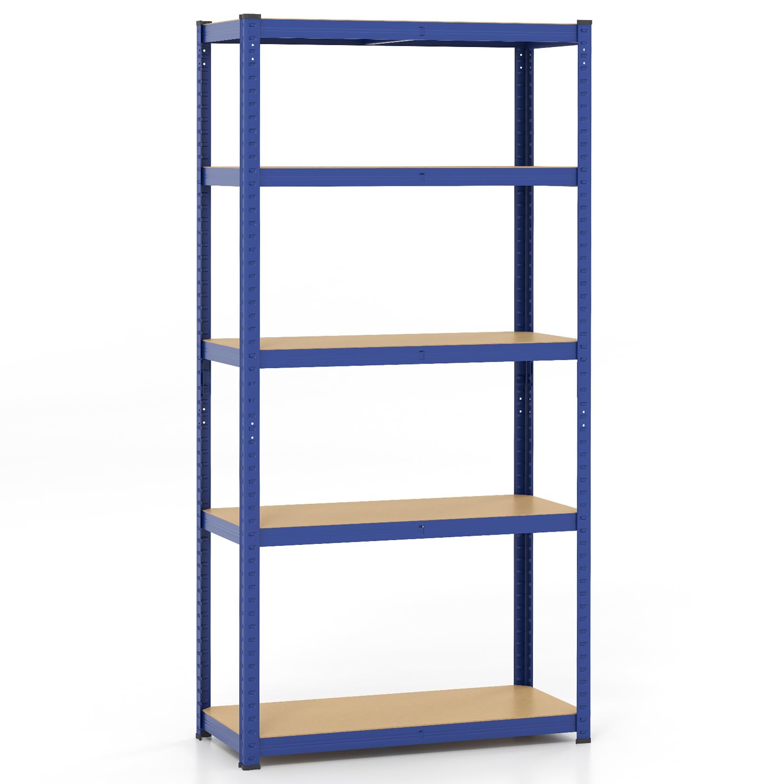 Giantex 5-Tier Heavy Duty Metal Storage Shelves - Adjustable Height Garage Shelving Unit with Anti-Tipping Design, 2000 lbs Capacity - Perfect for Shop, Kitchen, Garage, Warehouse & Office Organization
