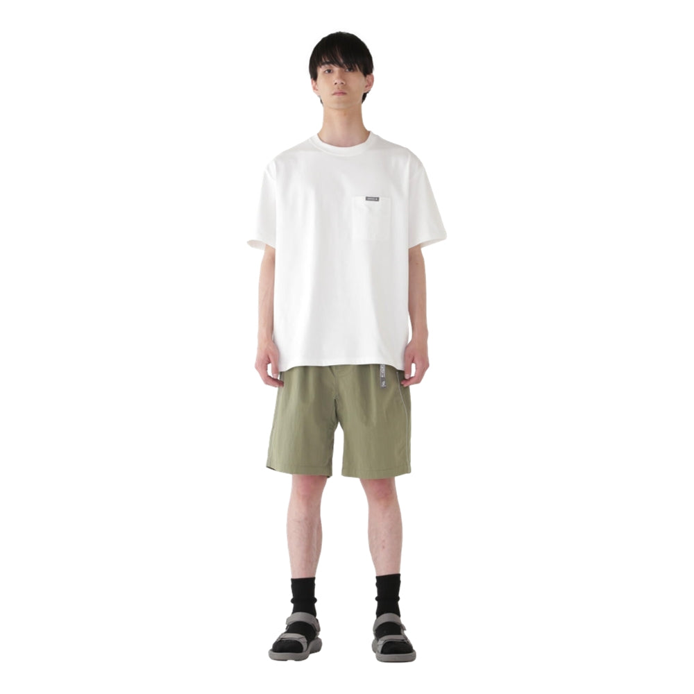 GRAMICCI x ANDWANDER Collaboration Back Print T-Shirt - White | Men's Streetwear Fashion | Perfect for Urban Outings & Casual Wear