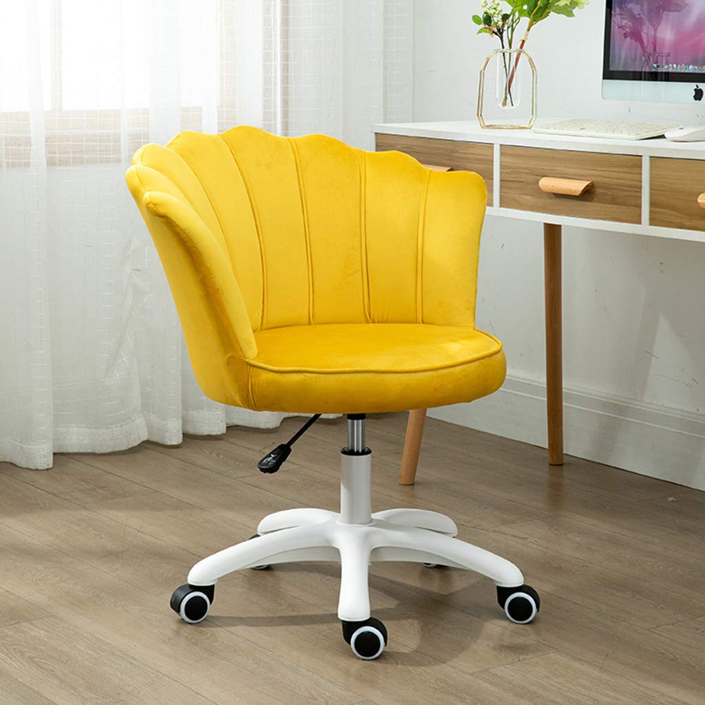 Velvet Swivel Office Chair - Ergonomic Adjustable Computer Desk Chair with Lift Function, Modern Vanity & Leisure Chair for Home Office, Living Room, Study | Perfect for Work, Gaming & Relaxation