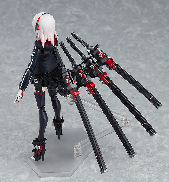 Figma #422 Shi Heavily Armed High School Girls Action Figure - Anime Collectible Model for Display & Cosplay Scenes