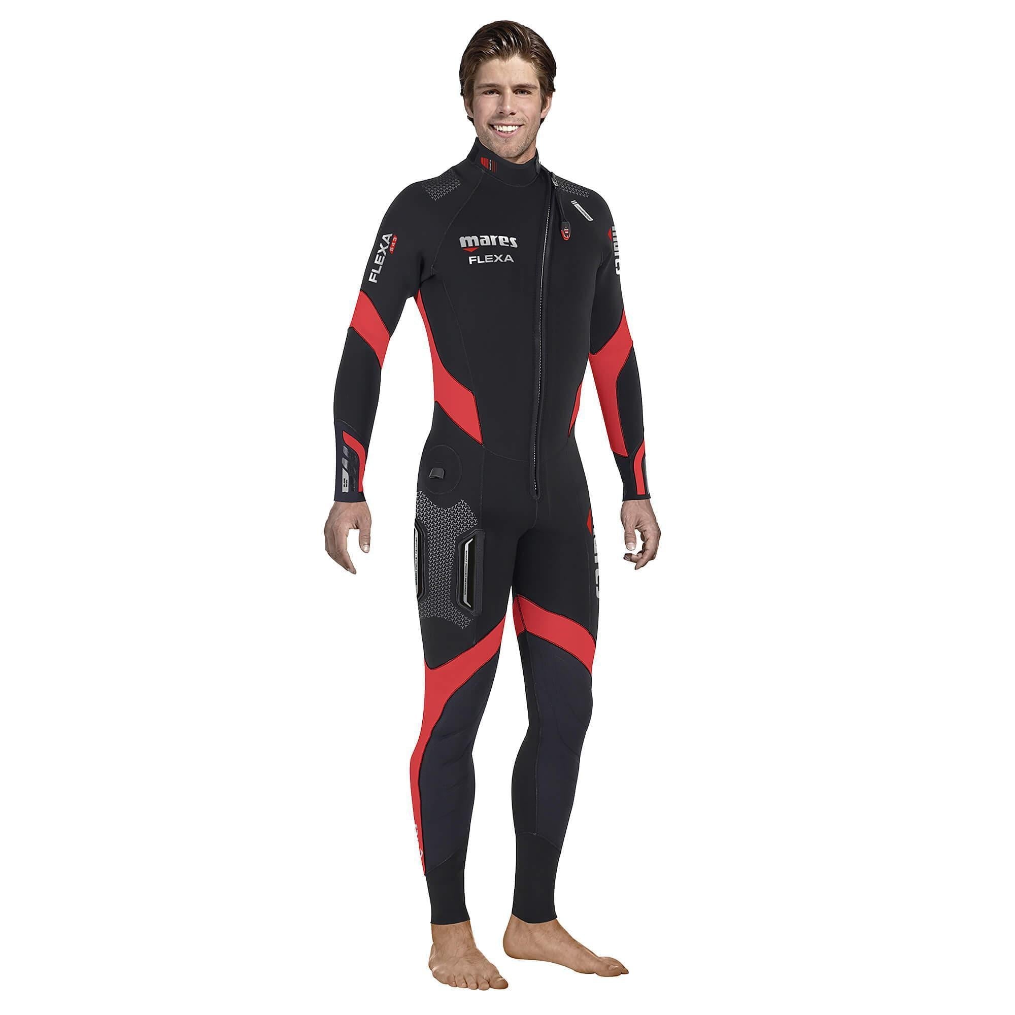 Mares Flexa 5.4.3 Men's Wetsuit 2022 - Premium Neoprene Scuba Diving Suit for Men | Warm & Flexible for Cold Water Diving, Snorkeling & Water Sports