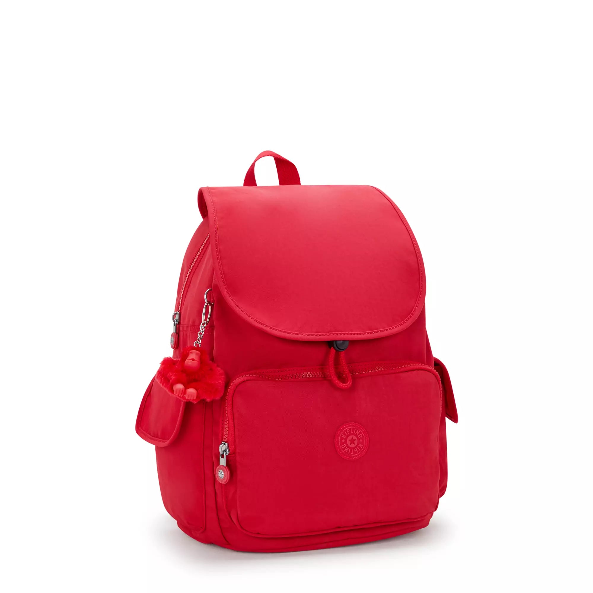 Kipling City Pack Medium Backpack - Lightweight Travel Backpack for Women & Men, Durable Laptop Backpack with Multiple Pockets, Perfect for Work, School & Daily Commute (Red Rouge)