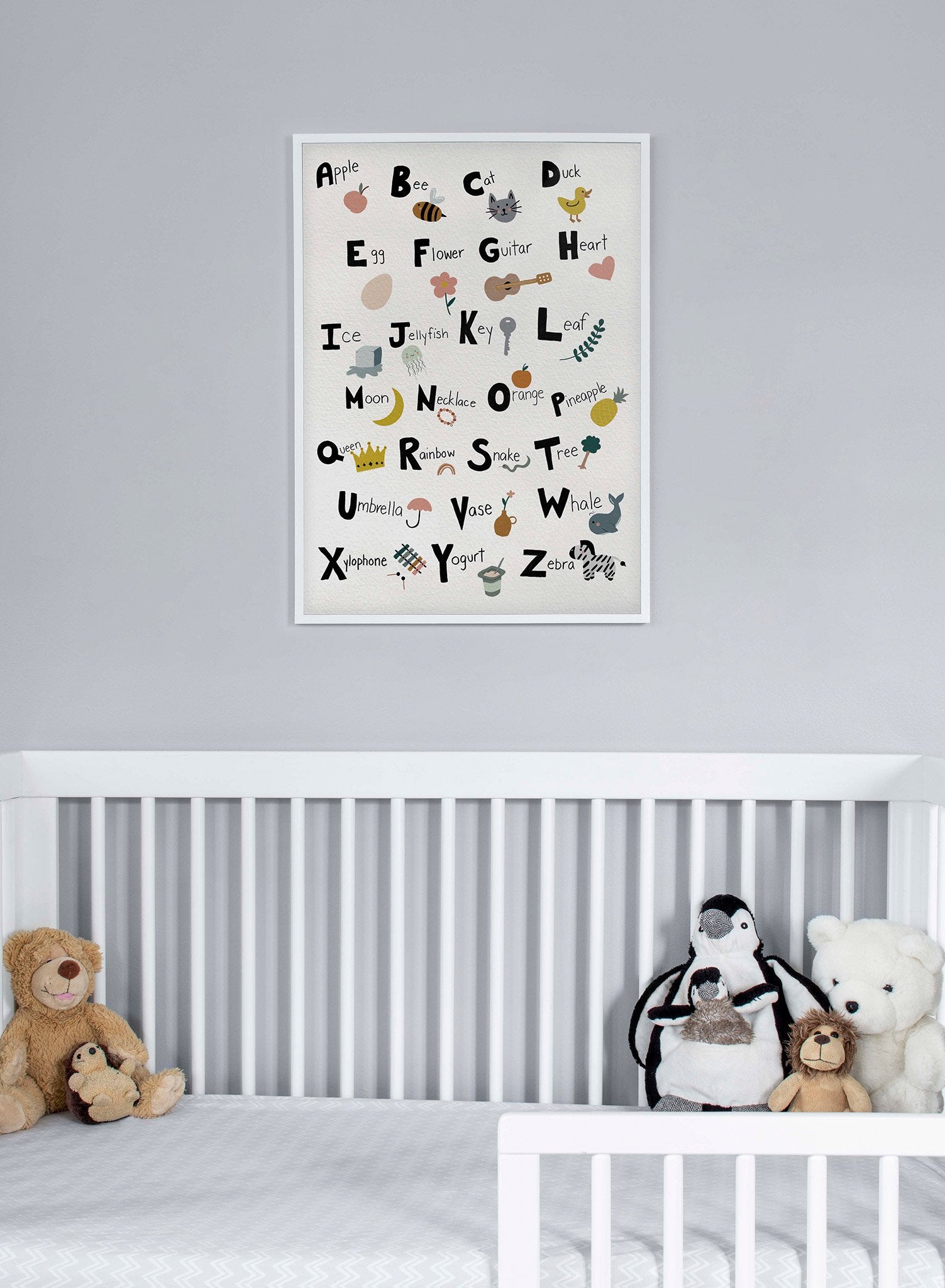 ABC Learning Poster for Kids - Alphabet Educational Wall Art for Nursery, Classroom & Homeschooling | Perfect for Early Childhood Education & Toddler Learning
