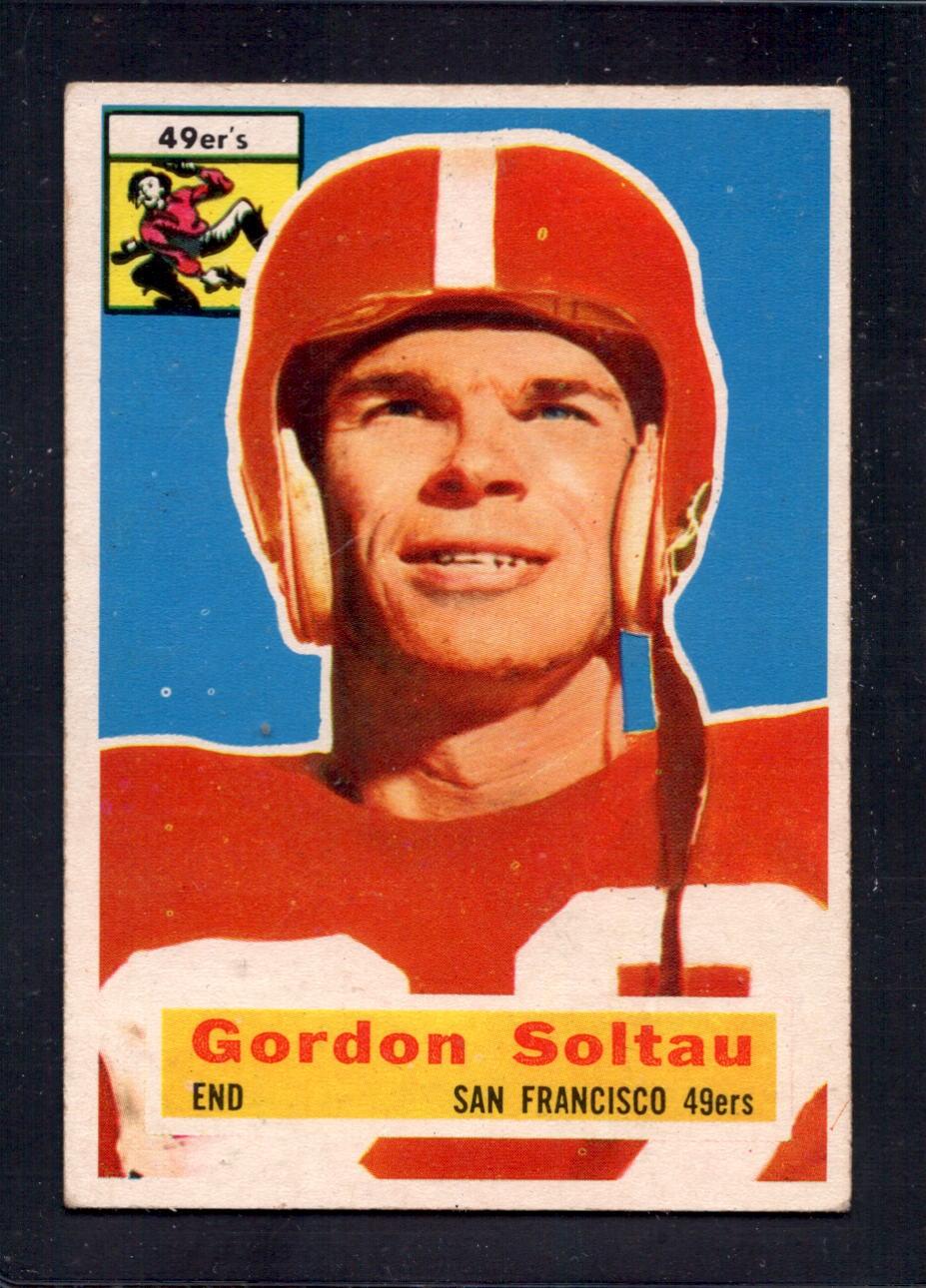 1956 Topps #2 Gordon Soltau San Francisco 49ers Vintage Football Card - Perfect for Collectors, Sports Memorabilia Displays & NFL Fan Gifts