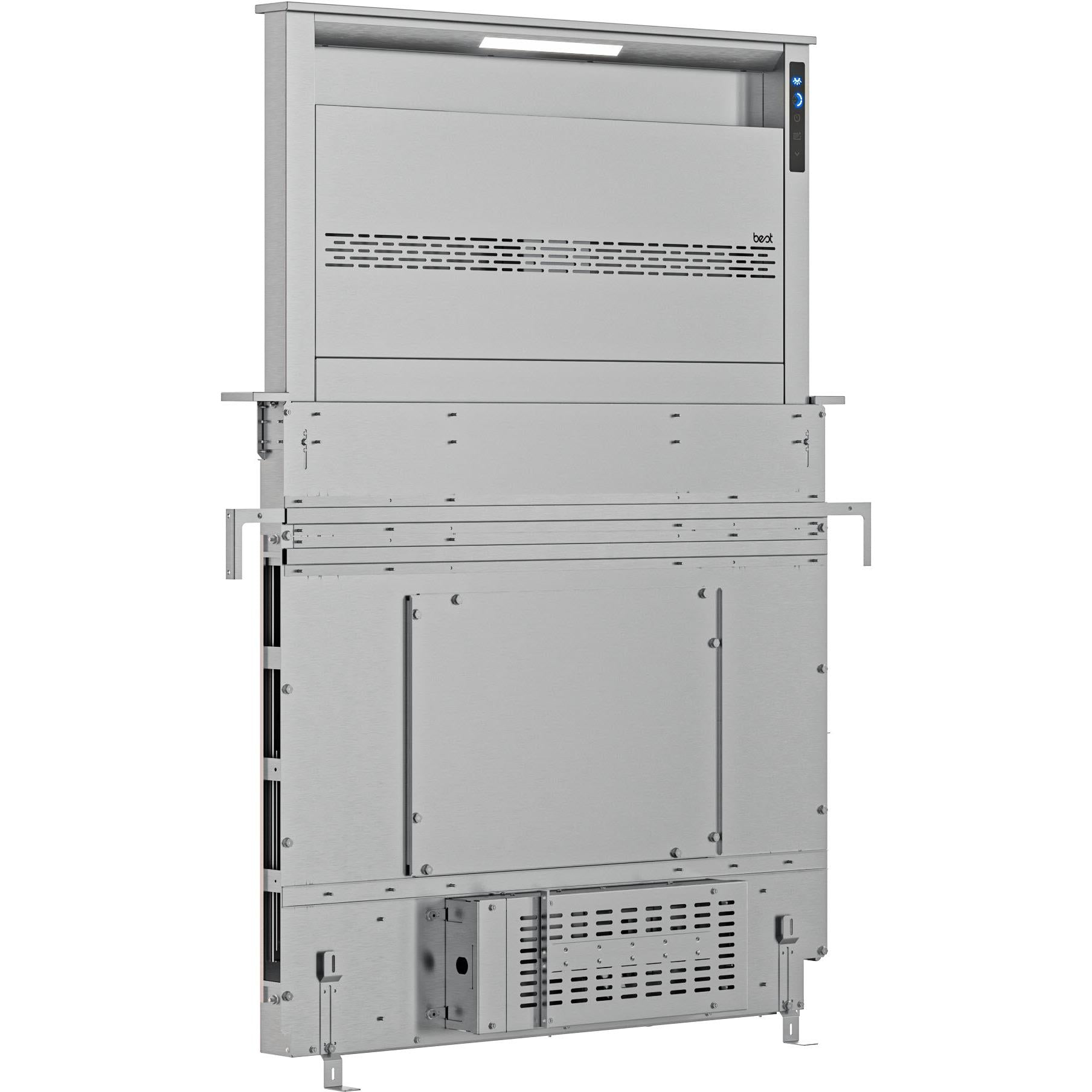 48 Inch Cattura Built-In Downdraft Ventilation System D49M48SB - Perfect for Kitchen Islands & Open-Concept Cooking Spaces