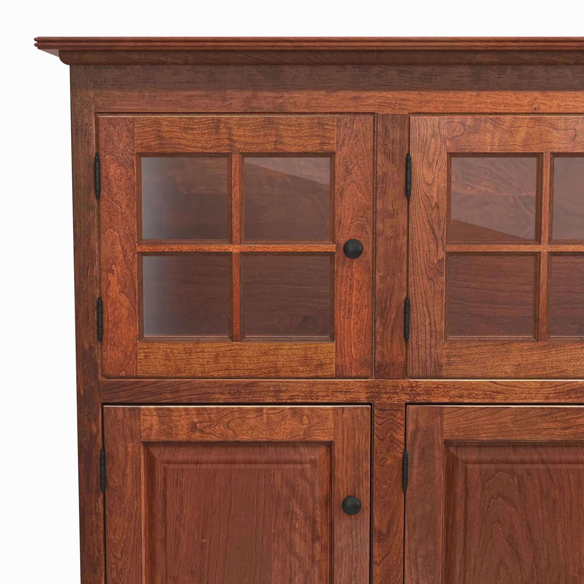 New England Style Wooden Cabinet - Rustic Farmhouse Storage for Kitchen, Bathroom & Living Room | Perfect for Organizing Dishes, Towels & Home Decor