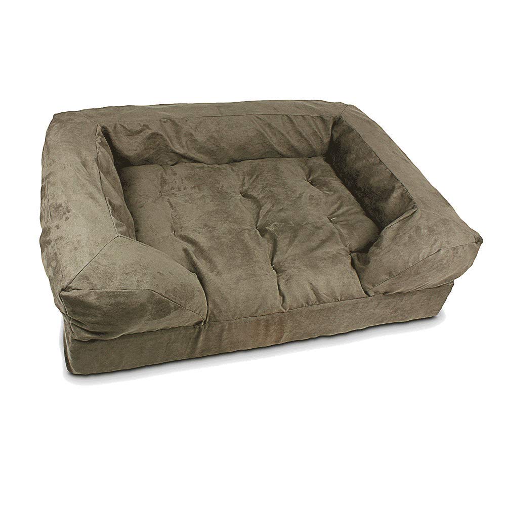Premium Snoozer Luxury Forgiveness Sofa - Extra Large Size, Dark Chocolate Brown - Perfect for Living Rooms, Home Theaters & Cozy Lounging