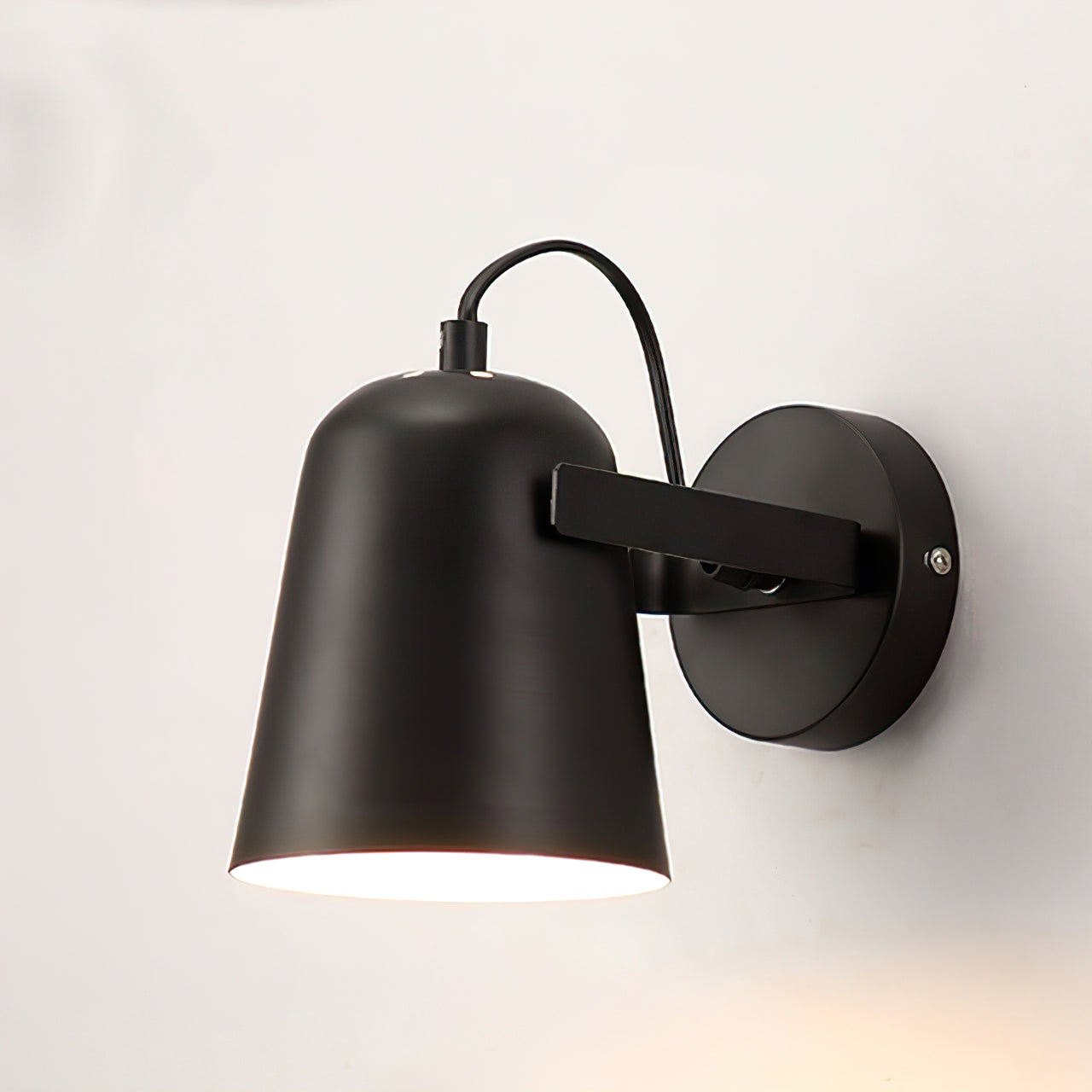 Rotatable Wall Lamp with Bells - Modern Adjustable Sconce Light for Bedroom, Living Room, or Hallway Decor