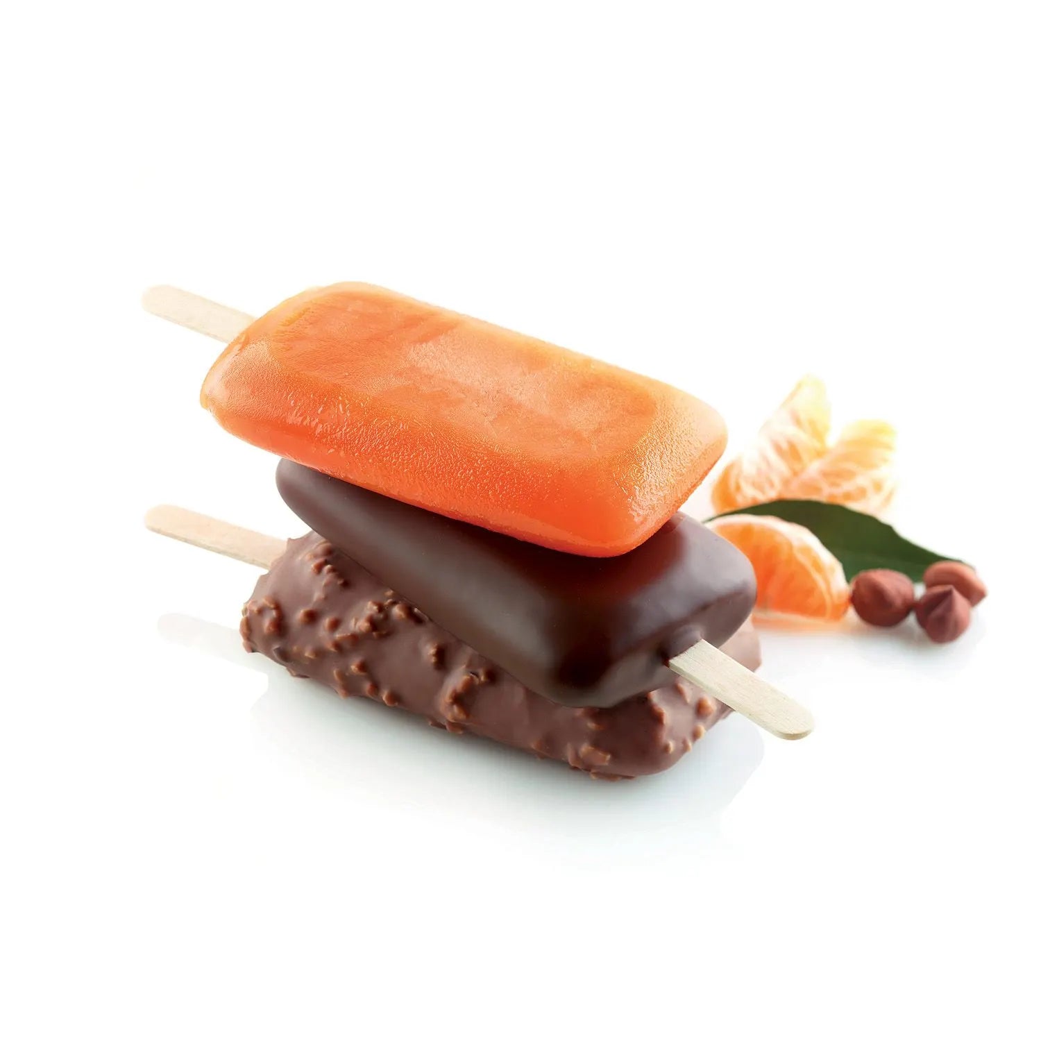 L'Italiano Pop and Insert Mold Kit - 6 Silicone Candy & Chocolate Molds for Baking, DIY Desserts, and Party Treats