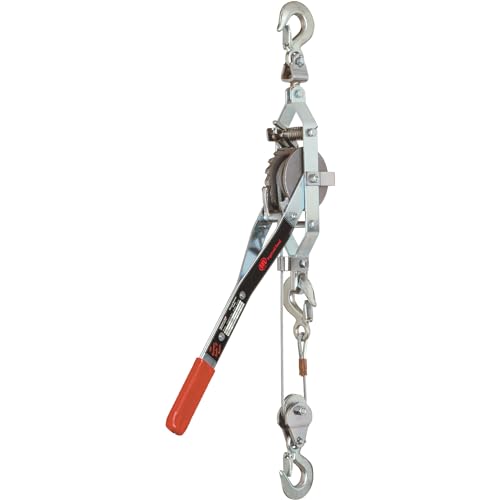Heavy Duty IR Wire Rope Puller - 1000/2000 lb Capacity with 3/16