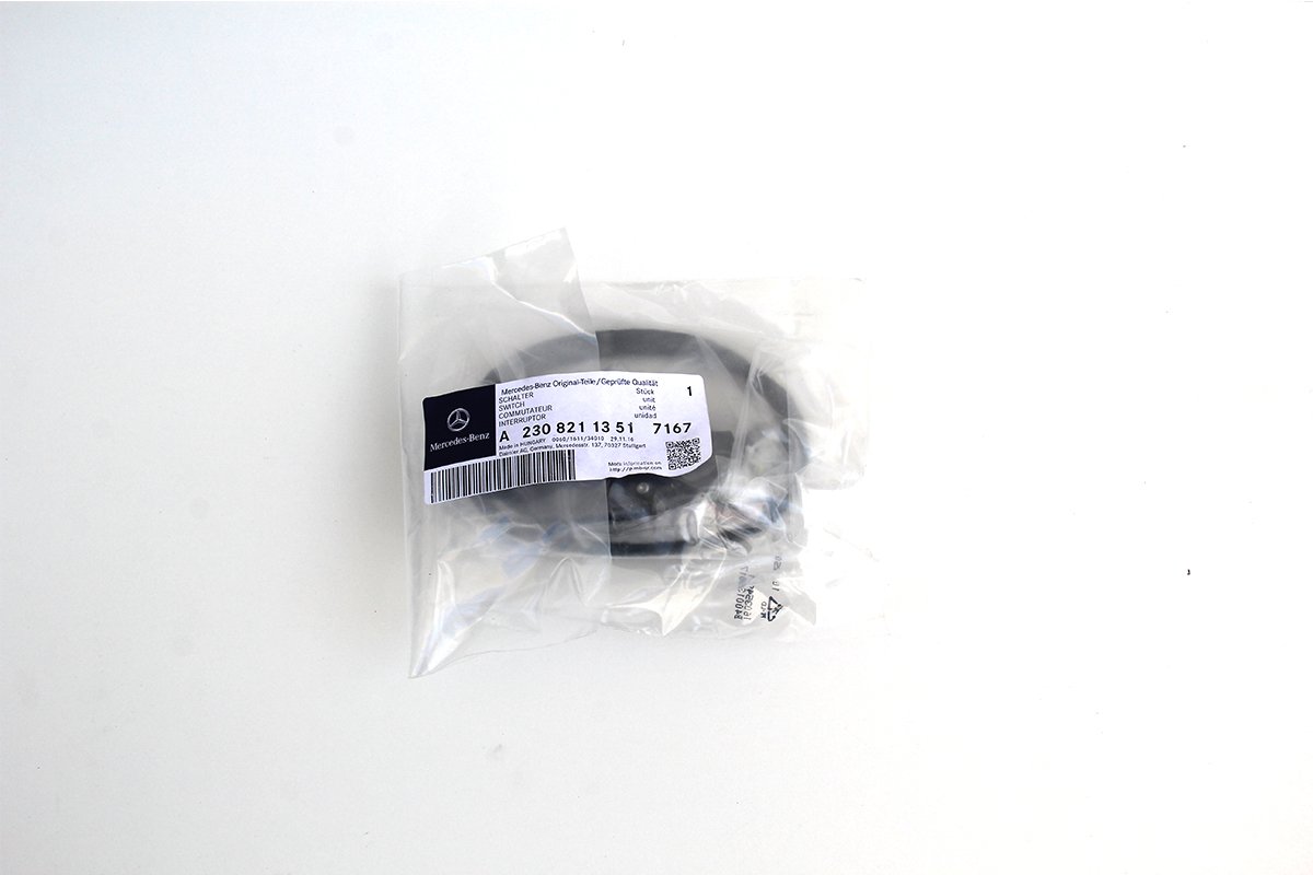 Mercedes-Benz 230 821 13 51 7167 Door Window Switch Replacement - Compatible with Various Mercedes Models - Perfect for Car Window Repair & Maintenance
