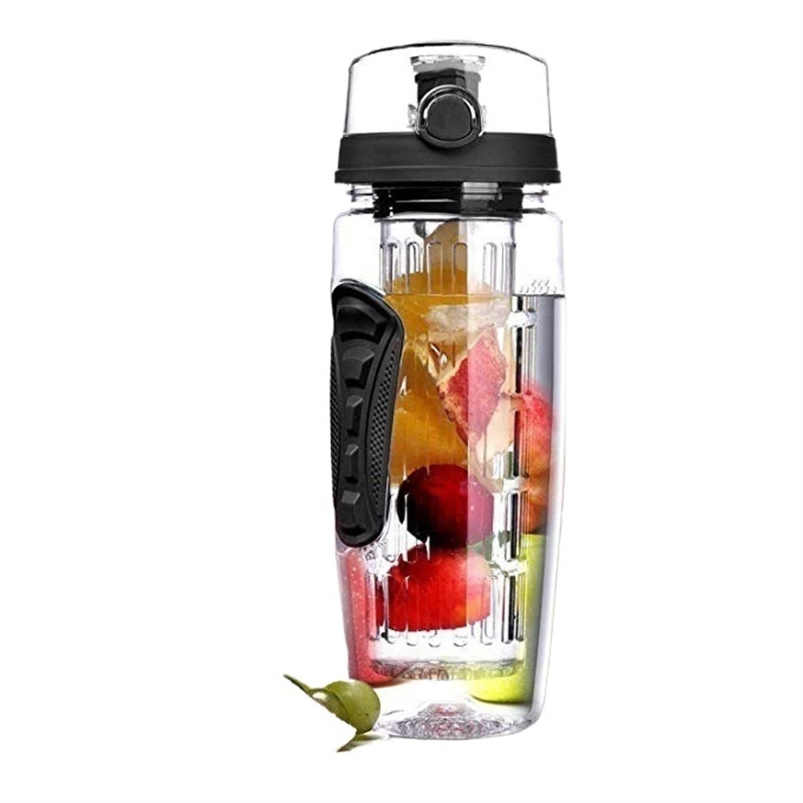 AQQWWER Gym Water Bottle - Leak Proof Sports Shaker with Time Marker, BPA Free Portable Fitness Bottle for Workout, Running & Outdoor Activities