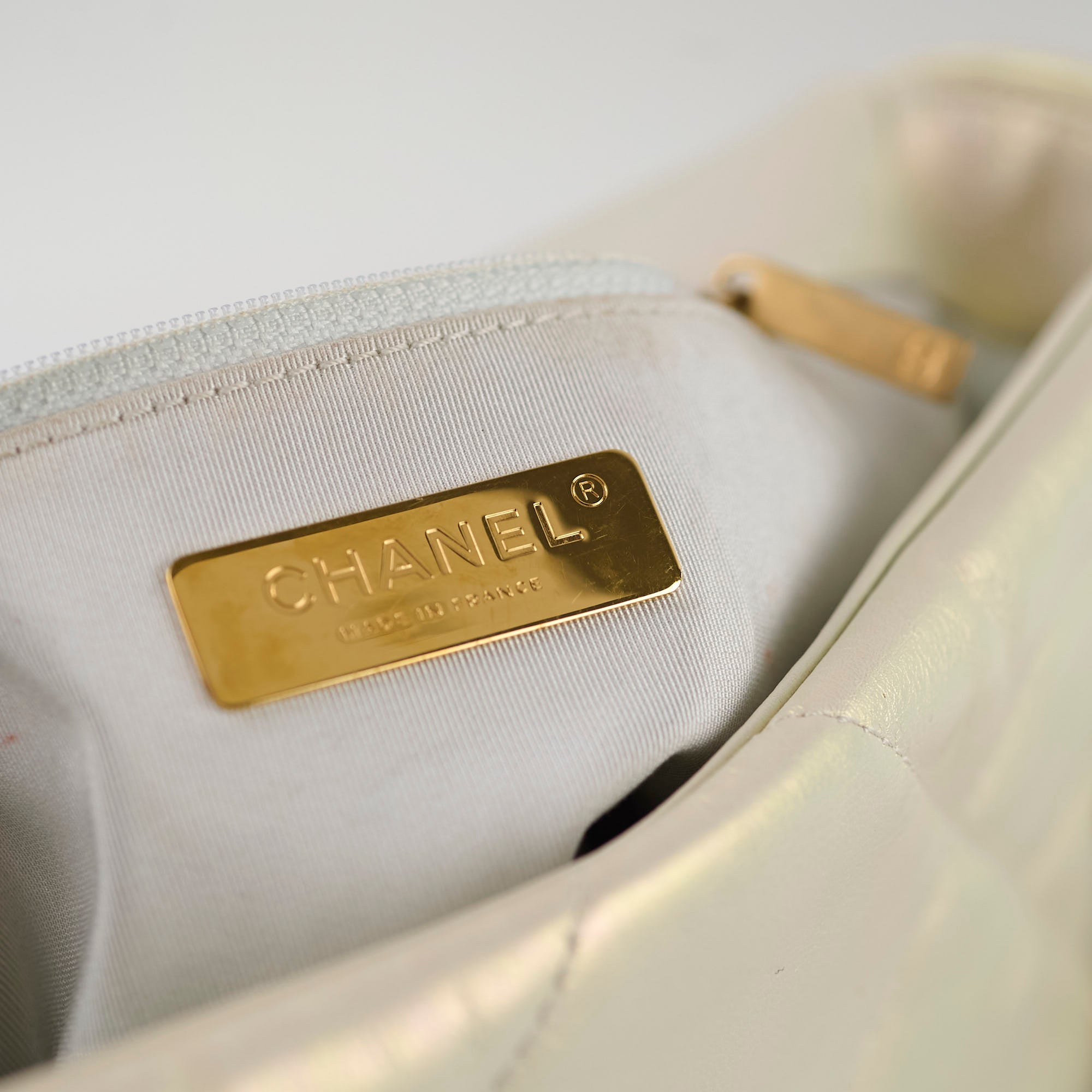 Chanel Small 19 Iridescent Pearl 31 Series Handbag - Luxury Designer Crossbody Bag for Women | Perfect for Evening Parties, Date Nights & Special Occasions