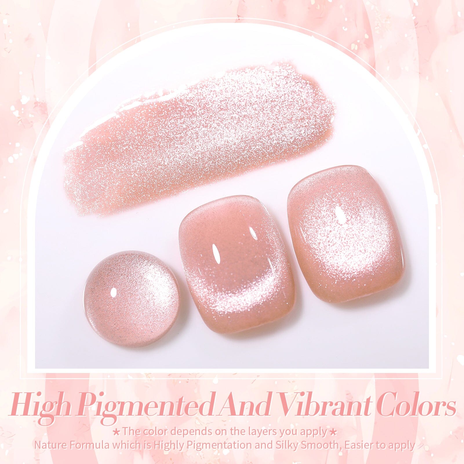 15ml Pink Cat Magnetic Gel Nail Polish - Long Lasting & High Shine for Nail Art & DIY Manicures at Home