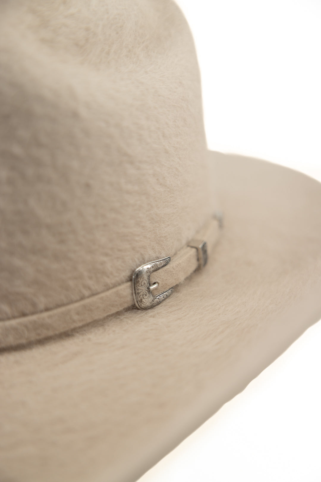 Rock'em 10X Silverbelly Grizzly Fur Open Crown Felt Cowboy Hat for Men – Western Rodeo, Ranch Work & Outdoor Adventures