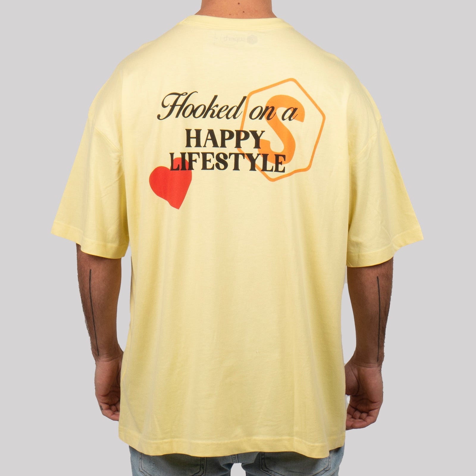 Organic Oversized Hooked T-Shirt for Women - Soft & Comfortable Cotton Tee for Casual Wear, Street Style & Loungewear