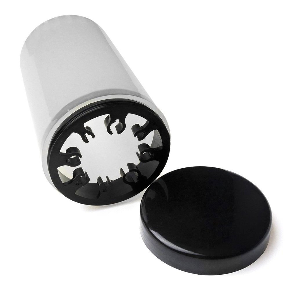 Yueton Nail Art Brush Holder & Remover Cup - Professional Immersion Brush Cleaner Bottle Container for Acrylic & Gel Polish Brushes - Perfect for Nail Salons & Home Manicures