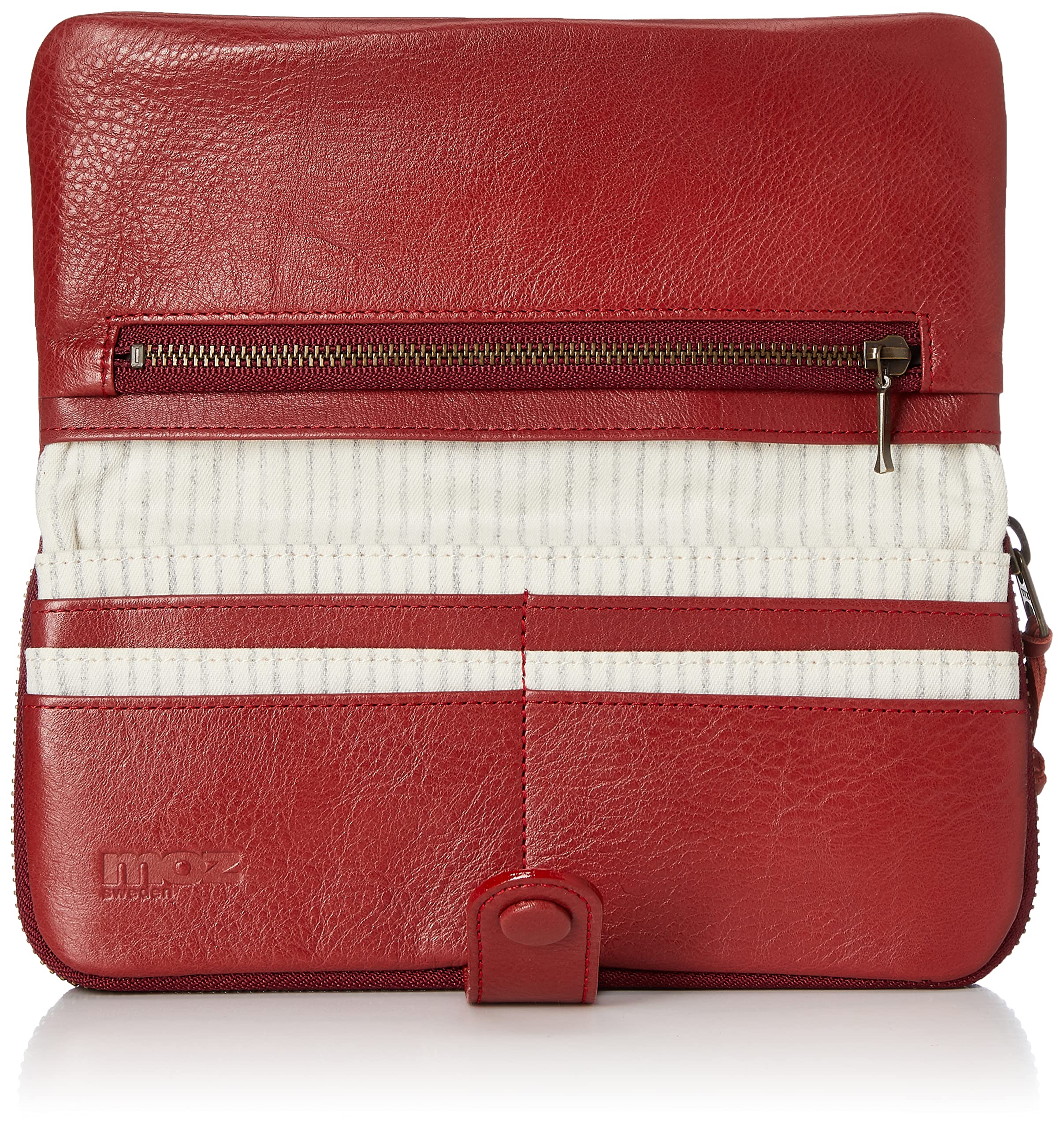 Women's Leather Bi-Fold Long Wallet with RFID Protection - Slim & Stylish for Everyday Use, Travel, and Business