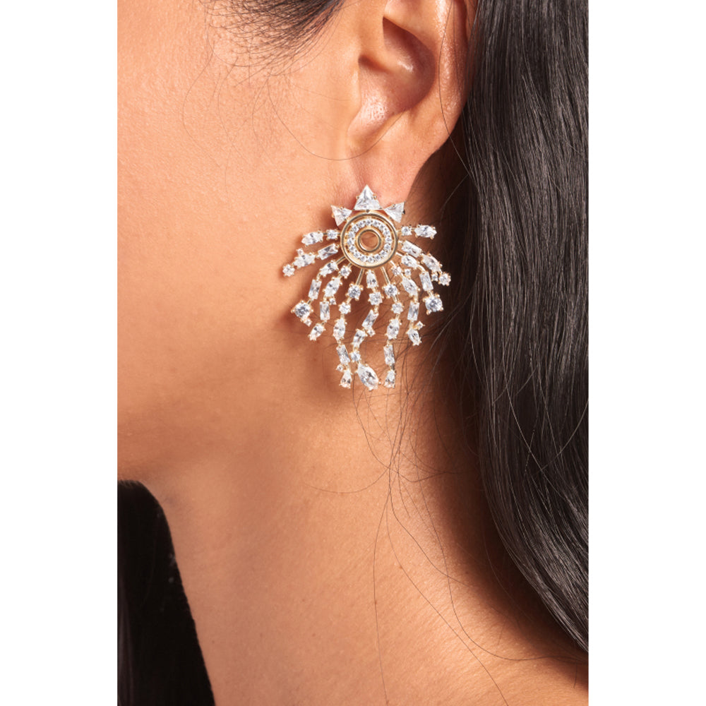 Elegant Elle Stud Earrings for Women - Hypoallergenic Fashion Jewelry Gift for Her - Perfect for Parties, Weddings & Everyday Wear