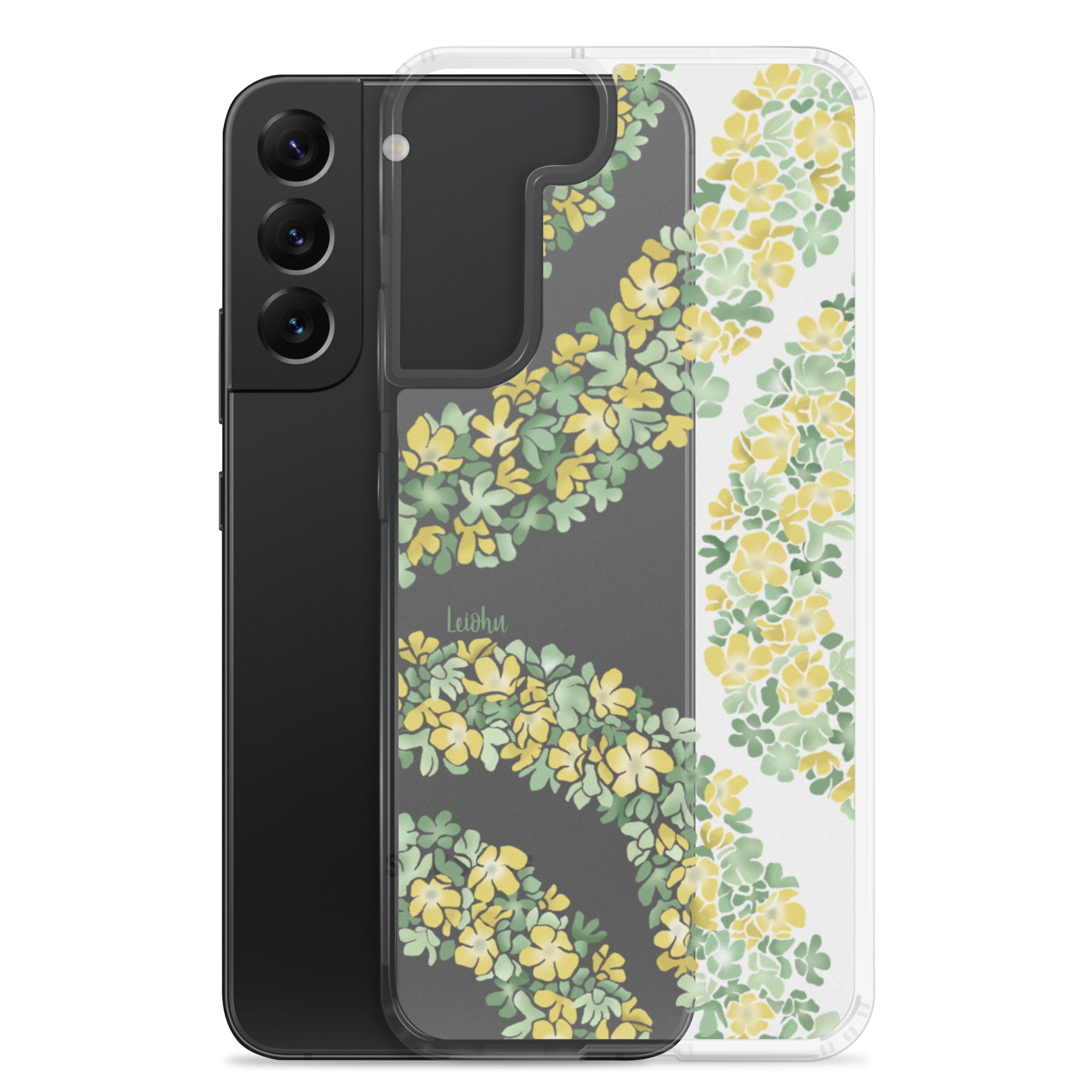 Double Pakalana Clear Case for Samsung Galaxy - Slim Protective Phone Cover for Everyday Use & Travel