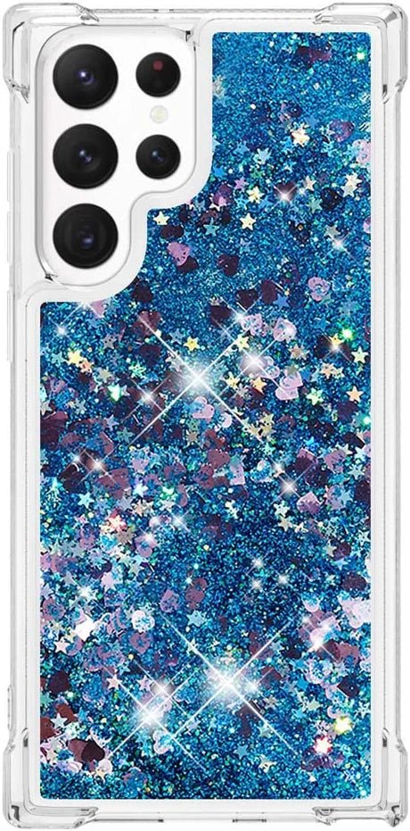 Luxury Sparkle Bling Shockproof Case for Samsung Galaxy S23 Ultra - Glitter Protective Cover with Slim Fit Design, Soft TPU Back & Reinforced Bumper | Perfect for Women, Girls & Fashion Lovers | Ideal for Daily Use, Parties & Special Occasions