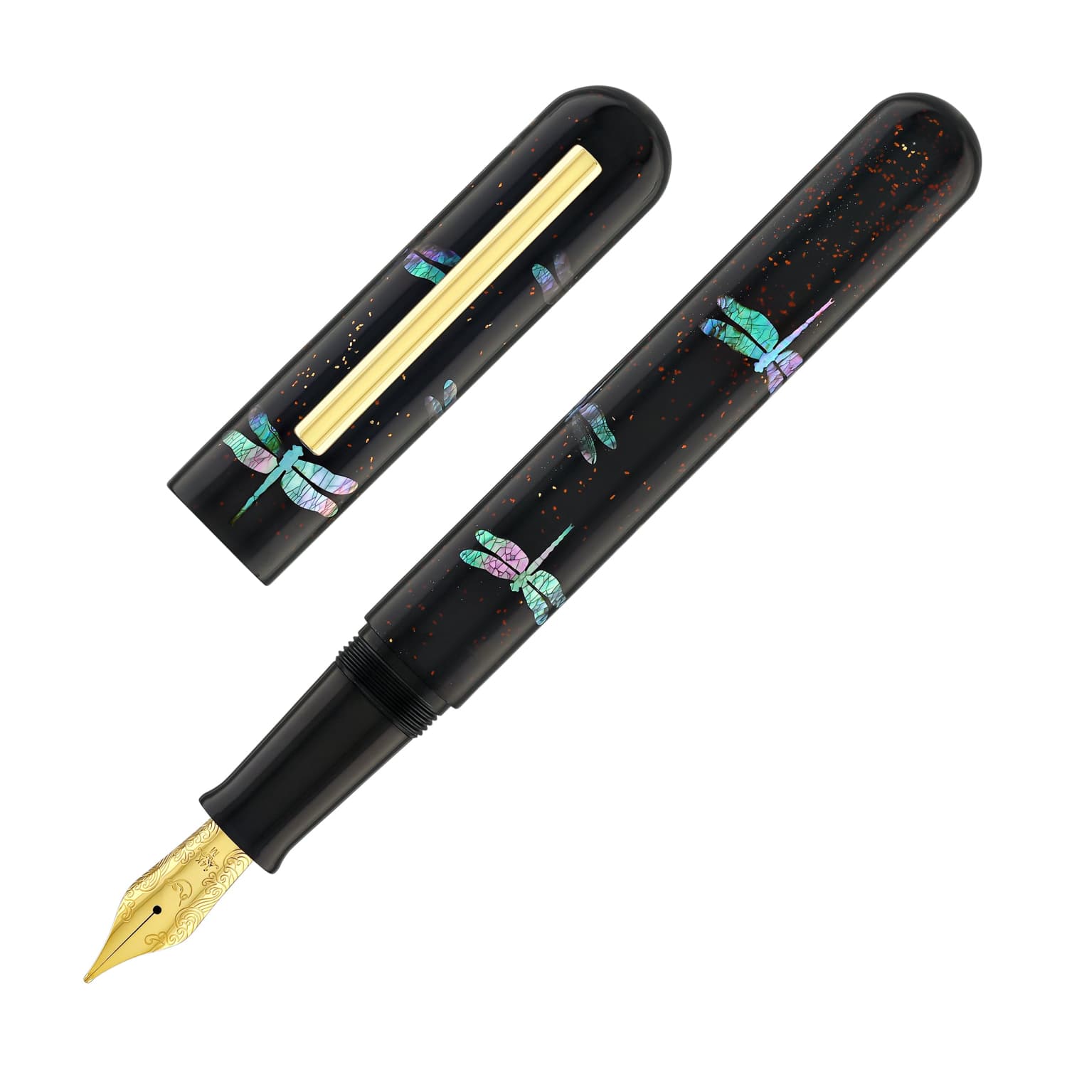 Nahvalur IKKAKU Dragonfly Fountain Pen - Premium Writing Instrument for Calligraphy, Journaling & Gifts | Elegant Office & Home Use