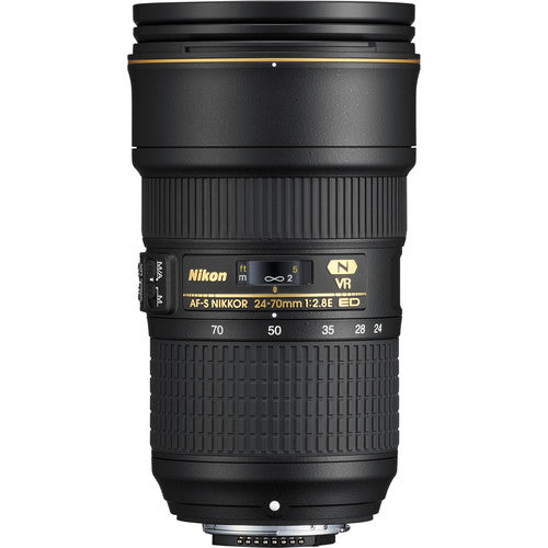 Nikon AF-S NIKKOR 24-70mm f/2.8E ED VR Lens for DSLR Cameras - Professional Zoom Lens for Portraits, Weddings & Travel Photography