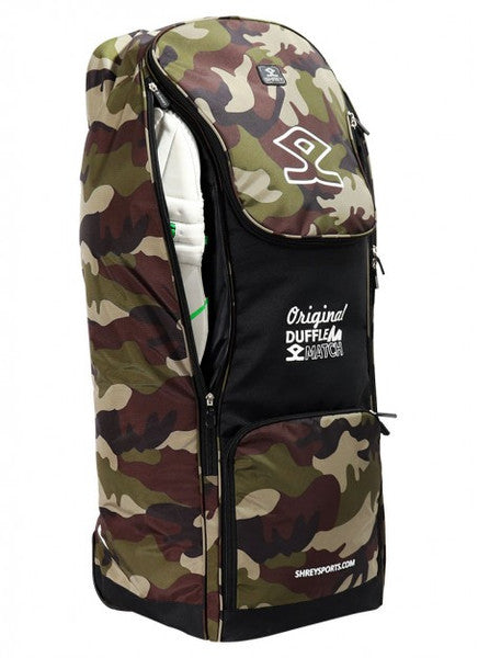 Shrey Match Duffle Wheelie Cricket Kit Bag - Large Cricket Equipment Bag with Wheels for Easy Transport - Perfect for Cricket Matches, Training, and Travel