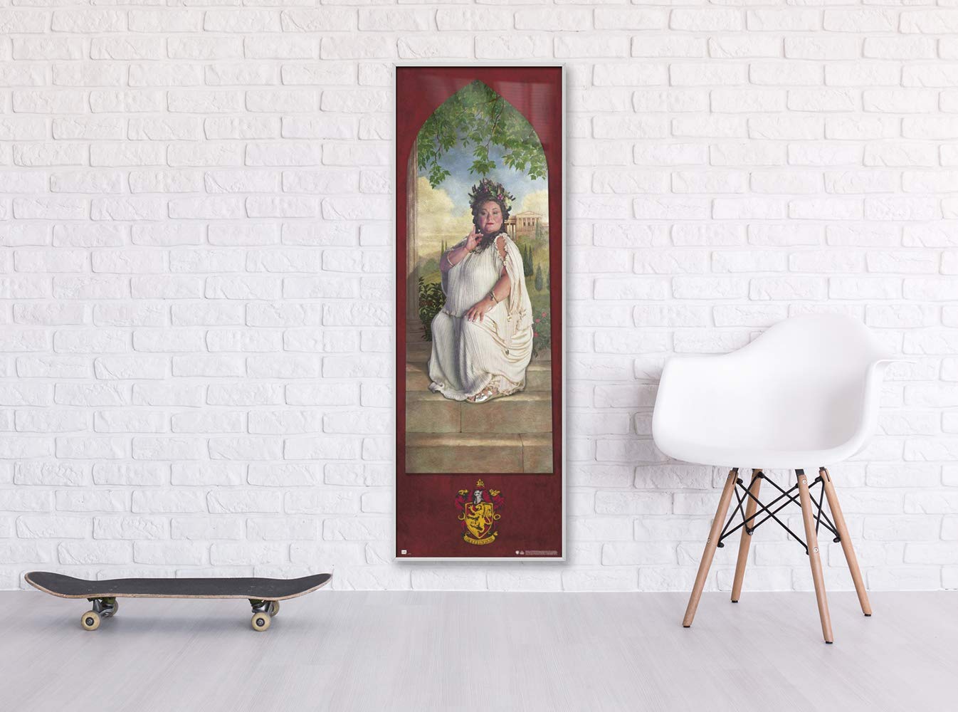 Harry Potter Framed Movie Poster - The Fat Lady Gryffindor House Version 2 - 21x62 Inch Wall Art Decor for Living Room, Bedroom, Game Room & Harry Potter Fan Collection
