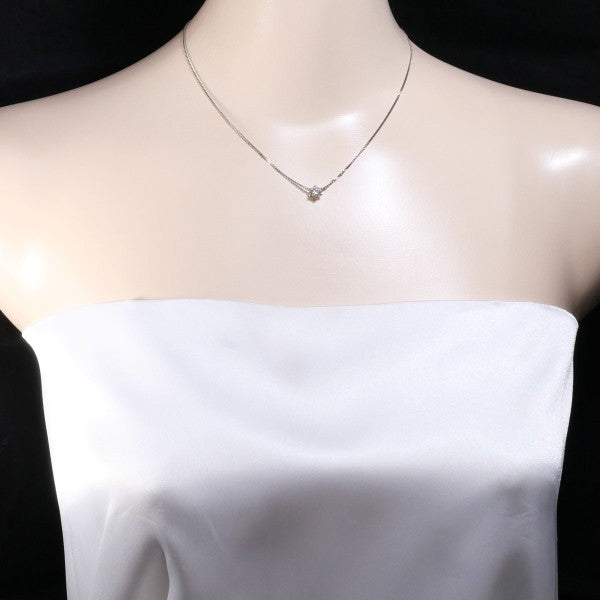 18K White Gold Necklace with Yellow Diamond Pendant - Elegant Women's Jewelry for Weddings, Anniversaries & Special Occasions