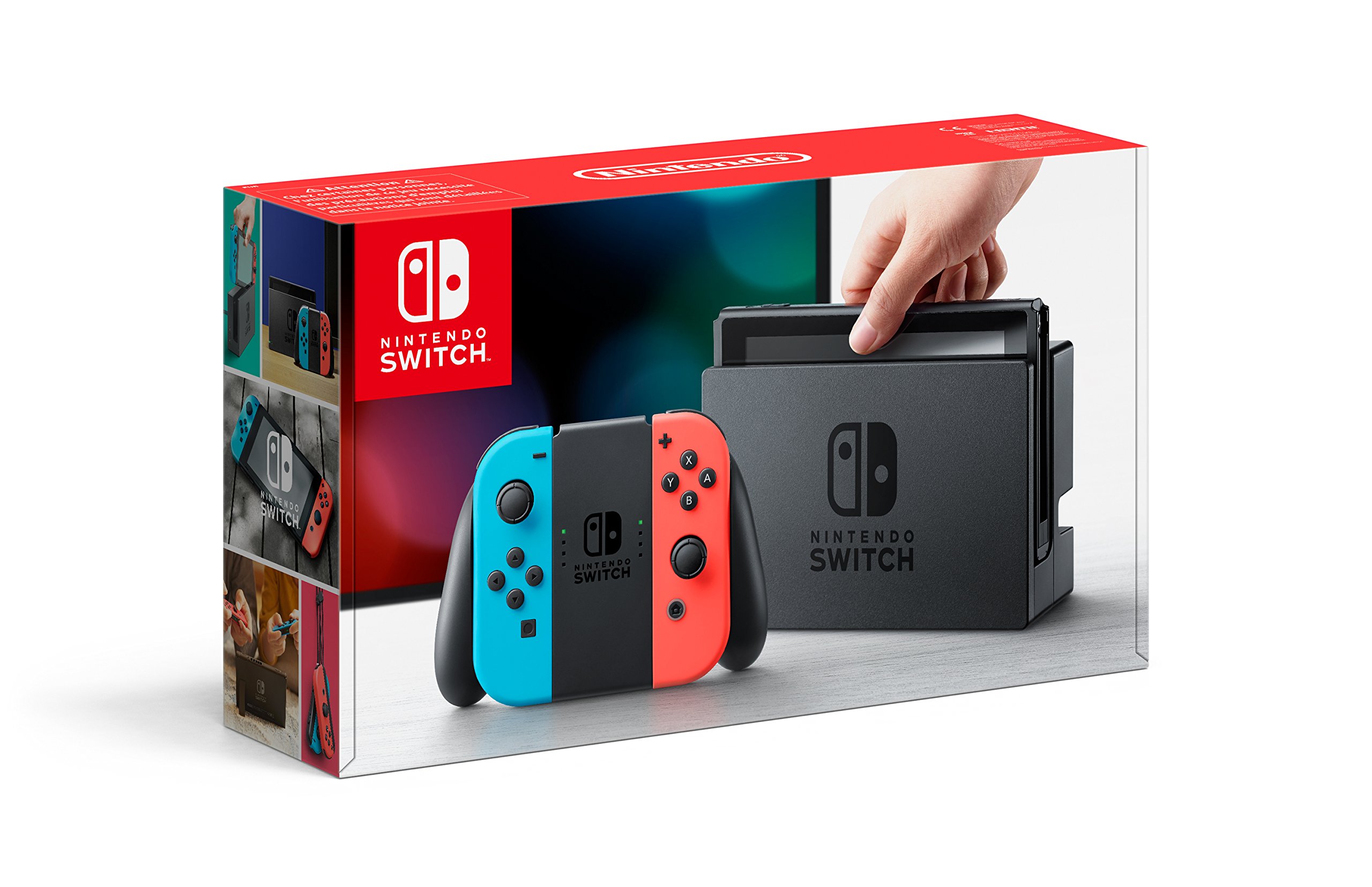 Nintendo Switch Console (2021 Edition) - Neon Blue/Red Joy-Con - 6.2