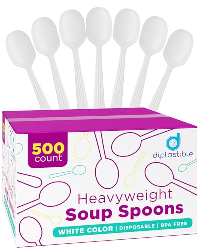 White Soup Spoons