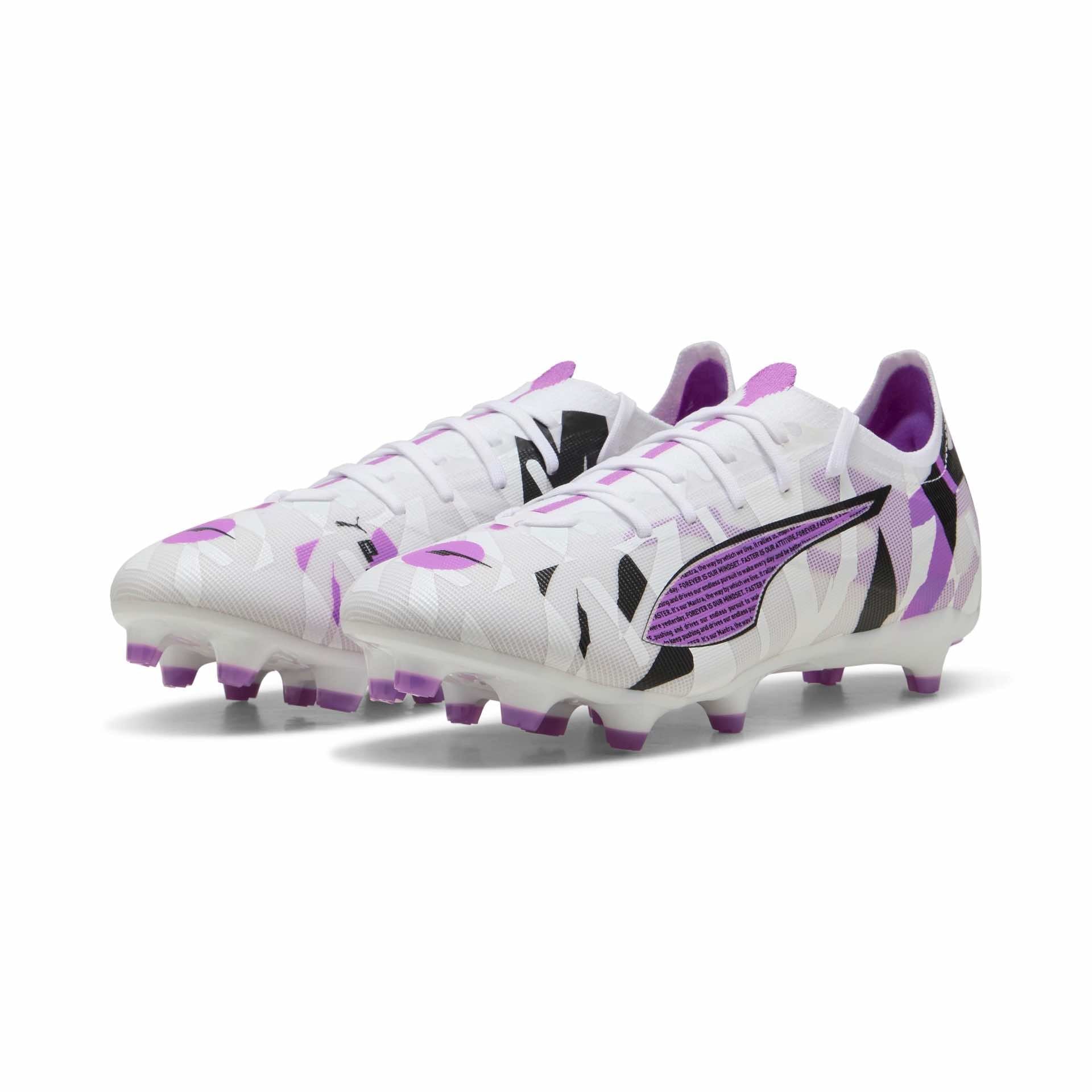 PUMA ULTRA 5 Match FOREVER FG/AG Soccer Cleats - Lightweight Football Shoes for Men with Enhanced Traction - Perfect for Artificial Grass & Firm Ground Matches, Training, and Competitive Play