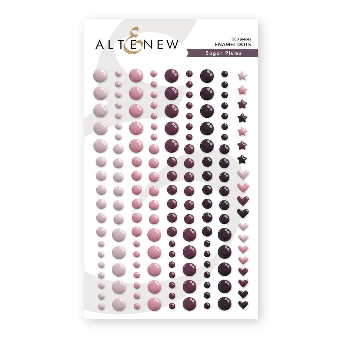 Premium Sugar Plums Enamel Dots for Scrapbooking, Card Making & DIY Crafts - Colorful Decorative Embellishments