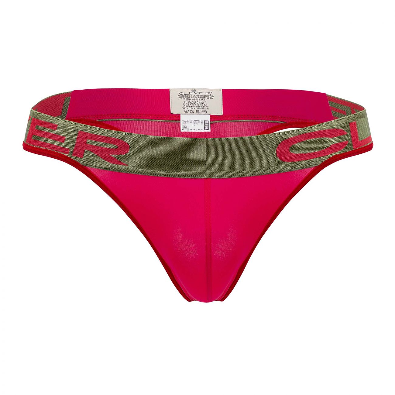 Clever Cerise Thong - Sexy Women's Underwear Lace Panties for Valentine's Day, Bridal Shower & Romantic Occasions