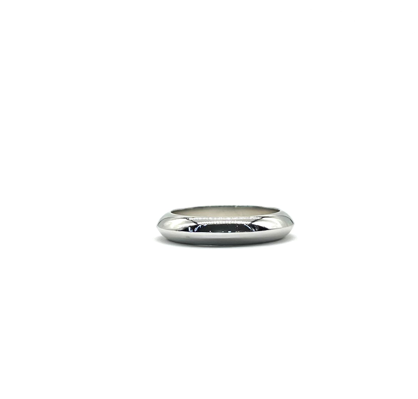 Platinum Tiffany & Co 4mm Wedding Band Ring for Women - Classic Elegant Jewelry Gift for Brides, Anniversaries & Special Occasions