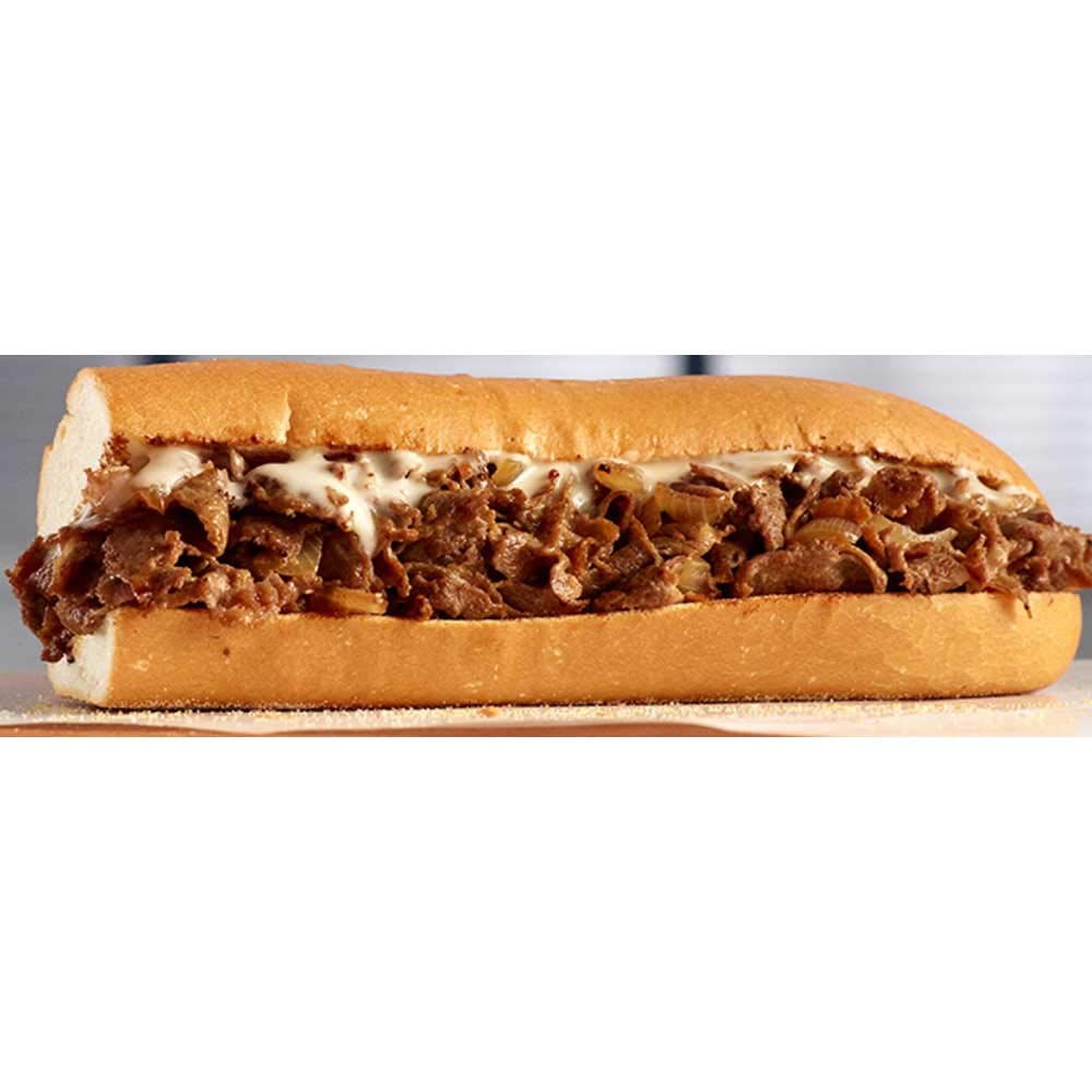 Original Philly Cheesesteak Seasoned Beef Sandwich Slices - 4oz (40 Slices per Case) | Perfect for Sandwiches, Pizzas & Party Platters