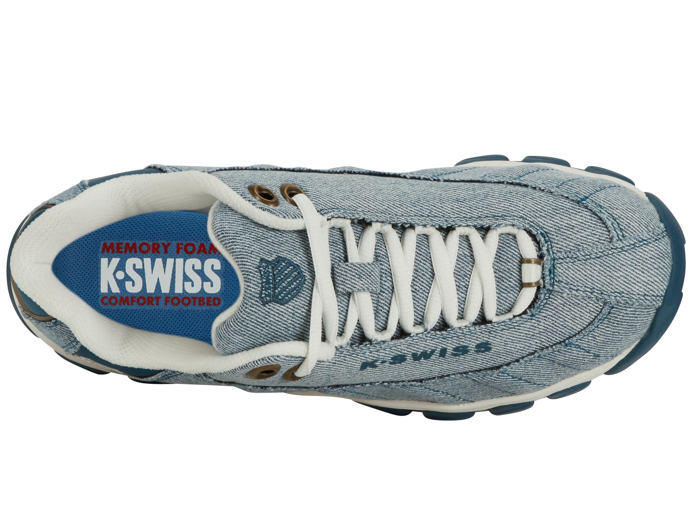 ST329 CMF T Sneakers - 94310 123 M | Star White/Legion Blue/Denim Colorway | Running, Gym & Casual Wear Shoes