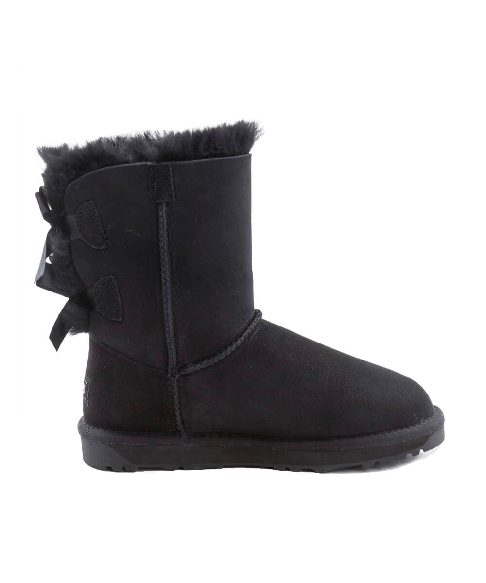 Women's UGG Short Ribbon Boots - Cozy Winter Ankle Boots with Ribbon Lace-Up for Women | Perfect for Snow, Casual Outfits & Cold Weather Fashion