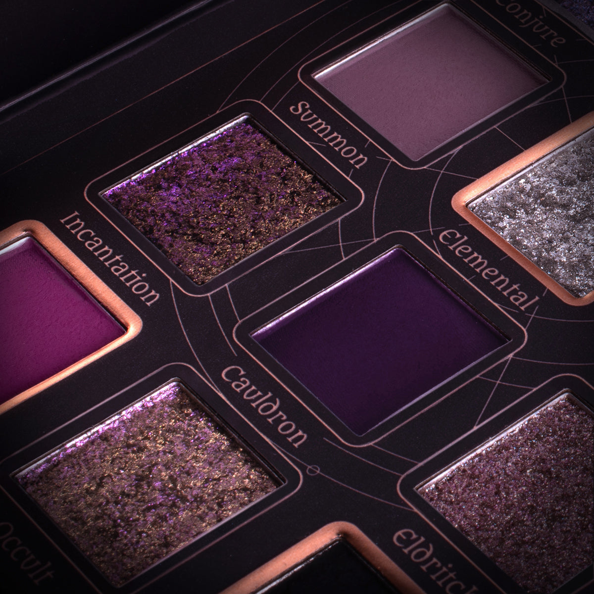 Spellcraft Eyeshadow Palette - 12 Vibrant Matte & Shimmer Colors | Long-Lasting, Blendable Makeup | Perfect for Everyday Wear, Party & Halloween Looks