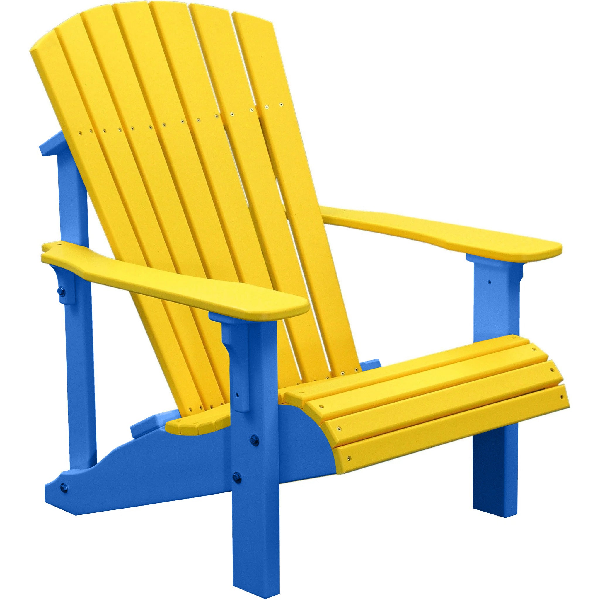 Yellow on Blue