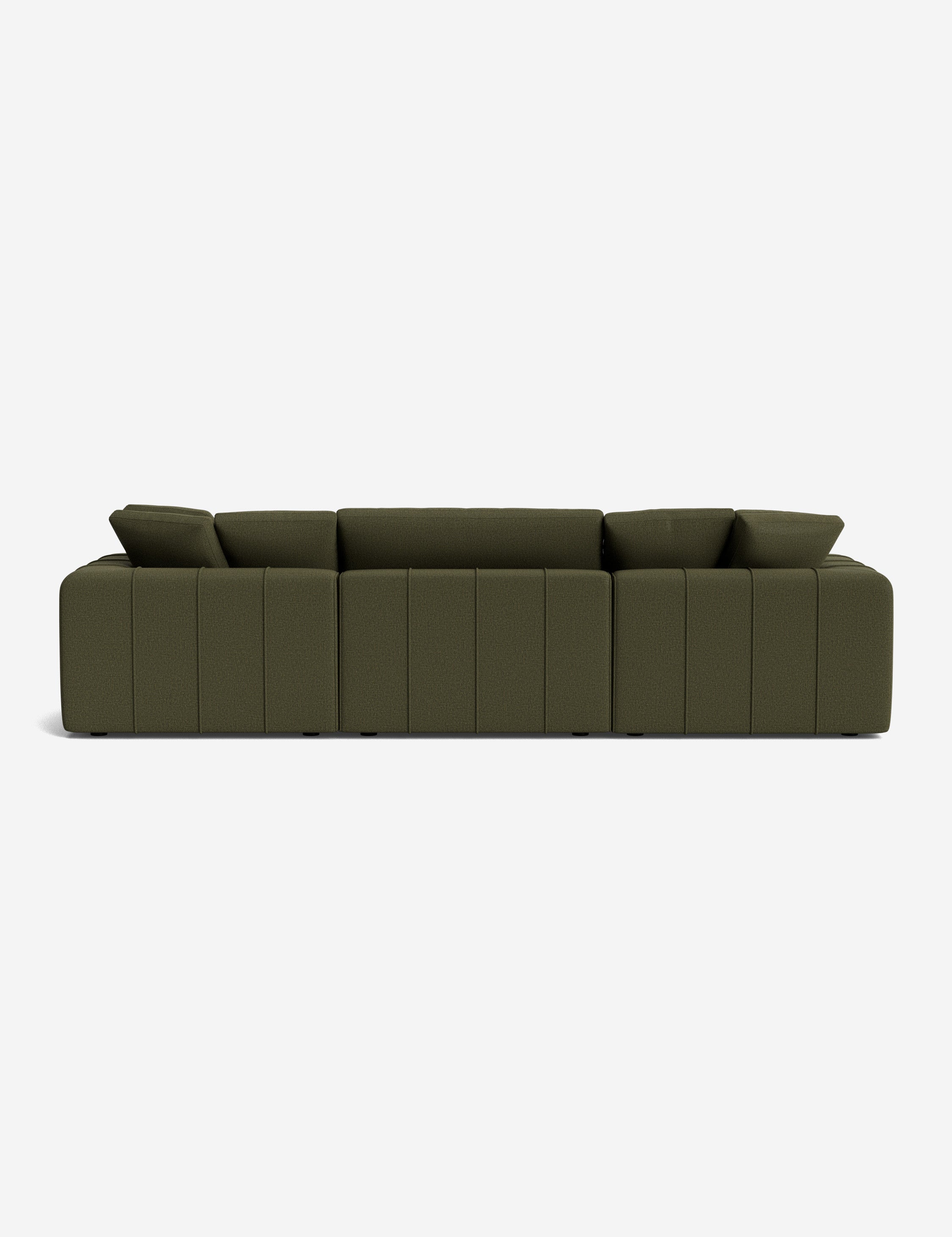 Modern Capella Sofa - Comfortable Fabric Sectional Couch for Living Room, Lounge & Family Room - Stylish Home Furniture for Relaxing & Entertaining