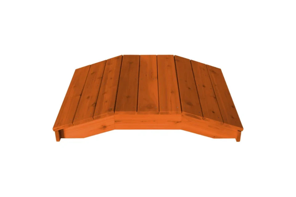 Premium Wooden Plank Bridge for DIY Projects, Garden Decor, and Model Train Scenes - Durable Natural Wood Miniature Bridge for Crafts, Landscaping, and Railroad Displays