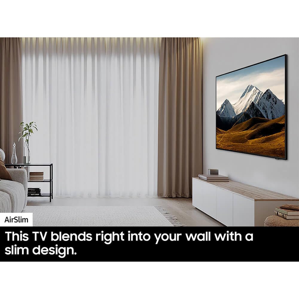 Refurbished Samsung 55-inch DU8000 Crystal UHD 4K Smart TV with Alexa Built-in (2024 Model UN55DU8000FXZA) - Perfect for Home Theater, Gaming & Streaming Netflix, Hulu, Prime Video