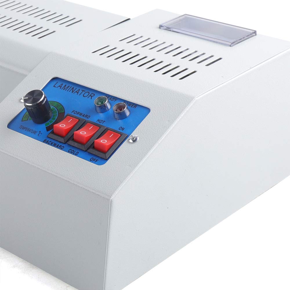 TBVECHI 110V 600W A3/A4 Laminator Machine - Hot & Cold Roller System for Thermal Film Lamination - Perfect for Office Documents, School Projects, and Photo Preservation