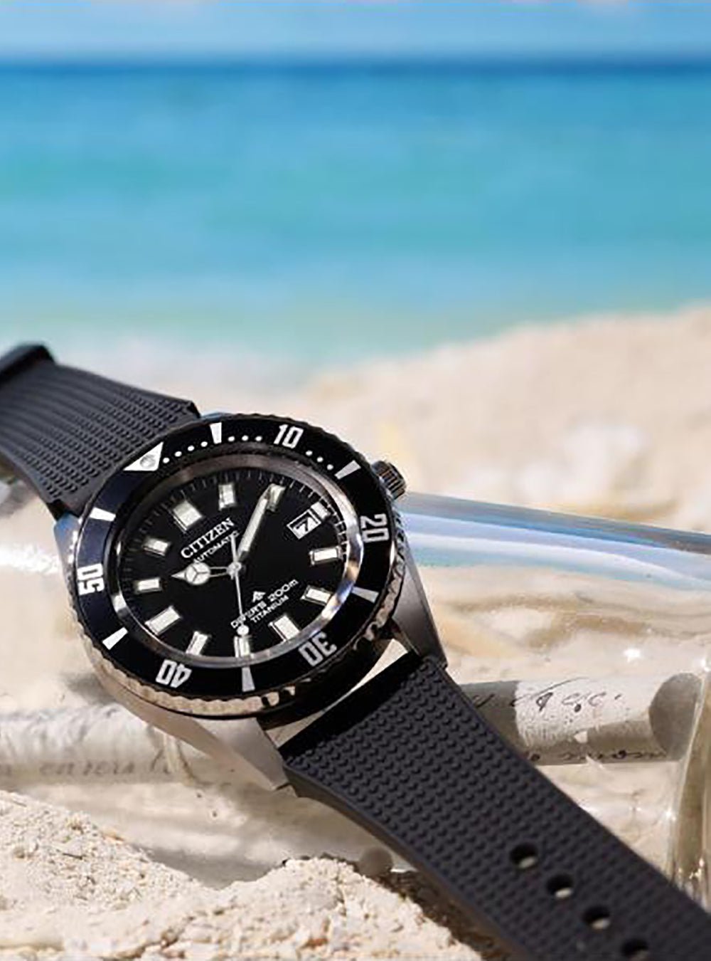 CITIZEN PROMASTER MARINE NB6021-17E Automatic Dive Watch - Japanese Movement, JDM - Perfect for Scuba Diving, Water Sports & Everyday Wear