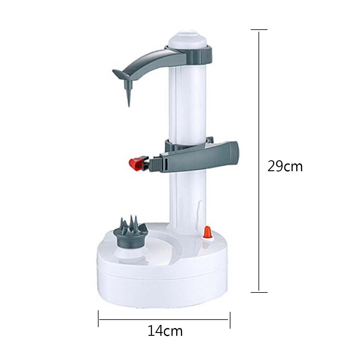 Electric Potato Peeler - Stainless Steel Automatic Rotating Vegetable & Fruit Peeler Machine for Kitchen | Perfect for Home Cooking, Restaurants & Meal Prep