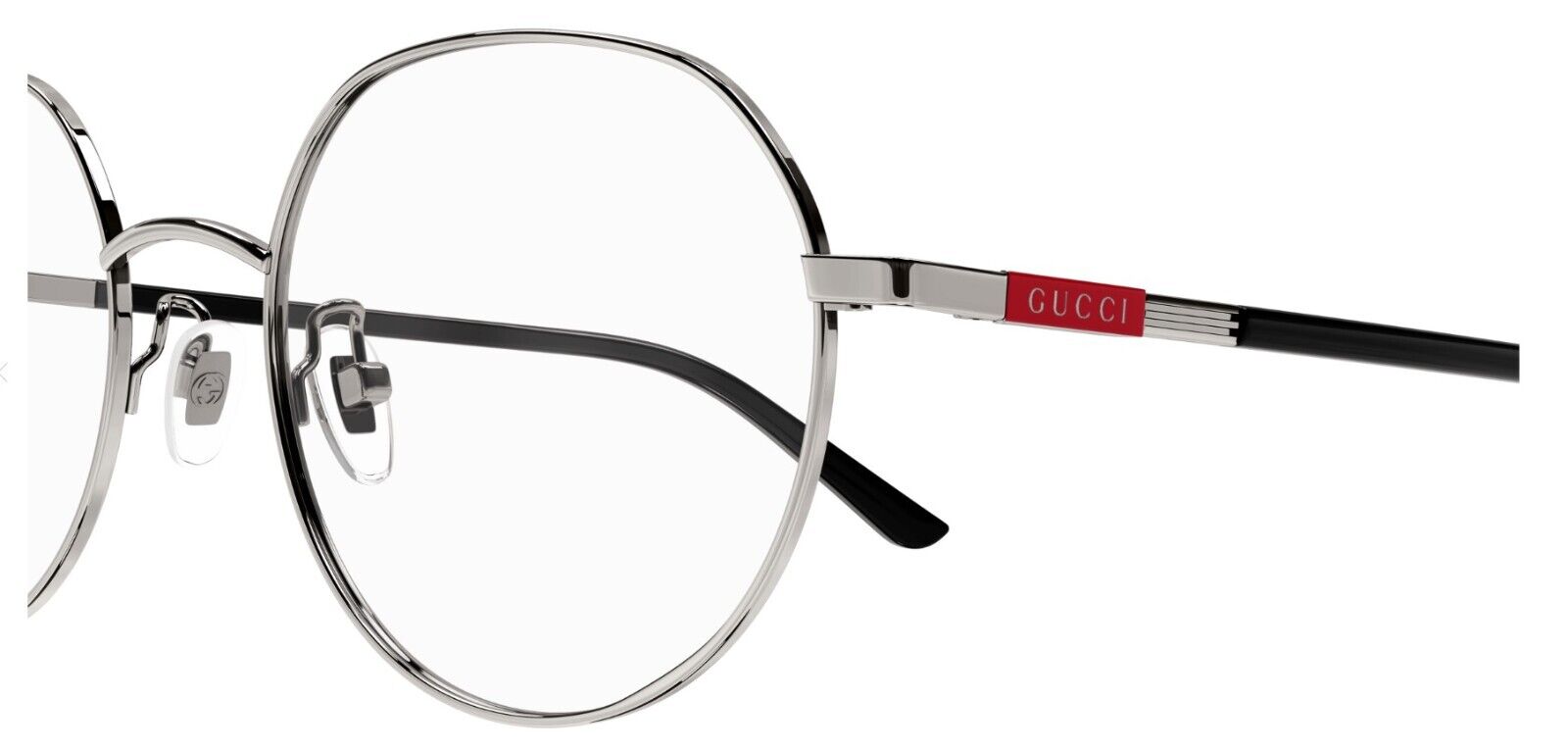 Gucci GG1349O 001 Gunmetal Round Men's Eyeglasses - Stylish Metal Frame Prescription Glasses for Men, Perfect for Business, Casual & Everyday Wear